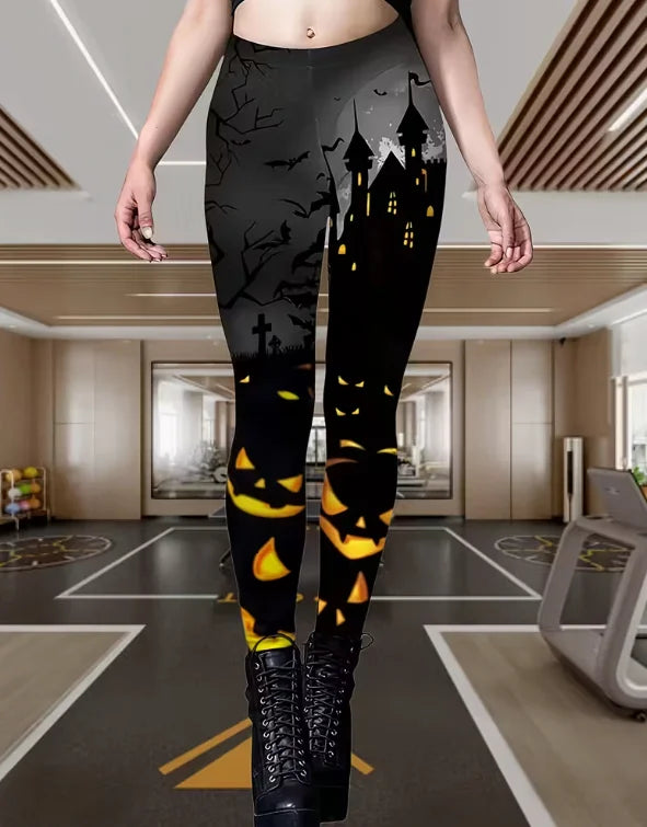 MoveX Women's Skeleton Print Leggings