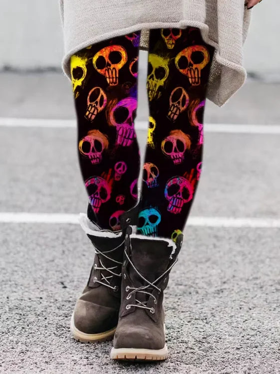 MoveX Women's Skeleton Print Leggings