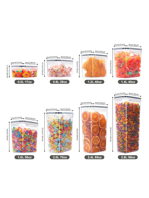 Airtight Food Storage Containers with Lids – 24/48 Pc Set