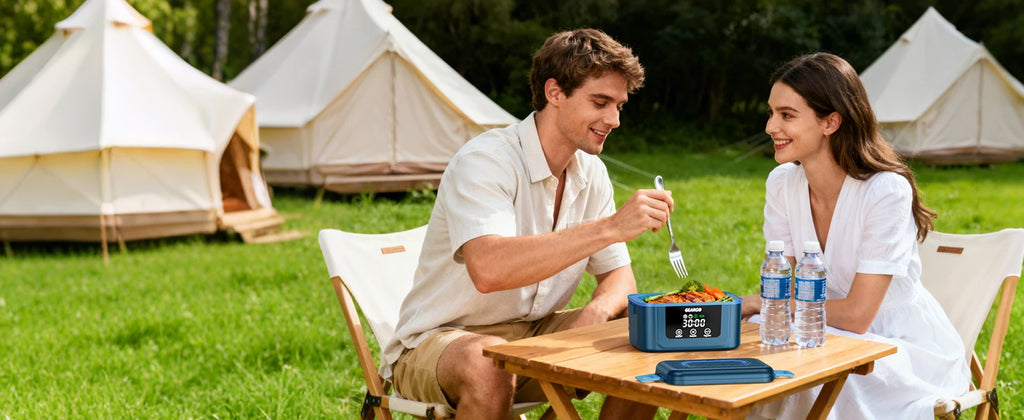 Cordless Self-Heating Electric Lunch Box – 1.4L, Rechargeable