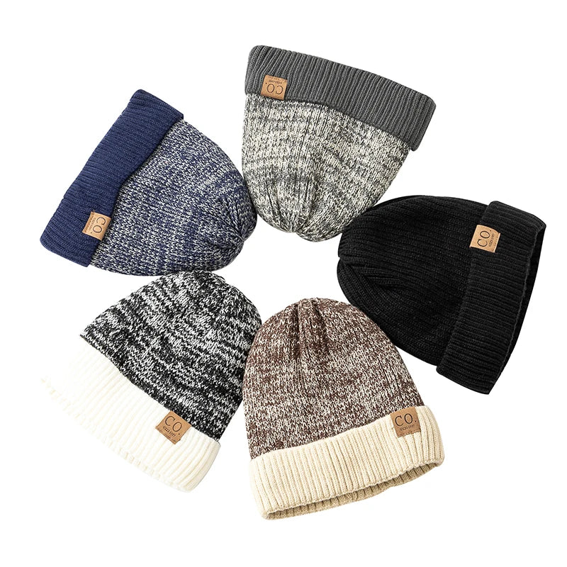 MoveX Two-Tone Fleece-Lined Beanie