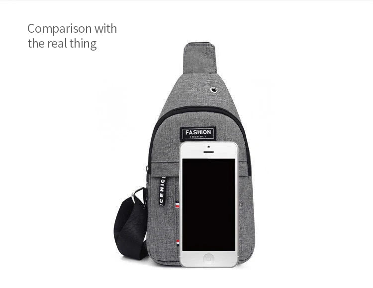Waterproof Crossbody Sling Bag – Large Capacity