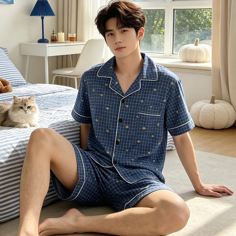 MoveX Men's Soft Lounge Pajama Set