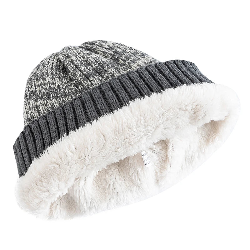 MoveX Two-Tone Fleece-Lined Beanie