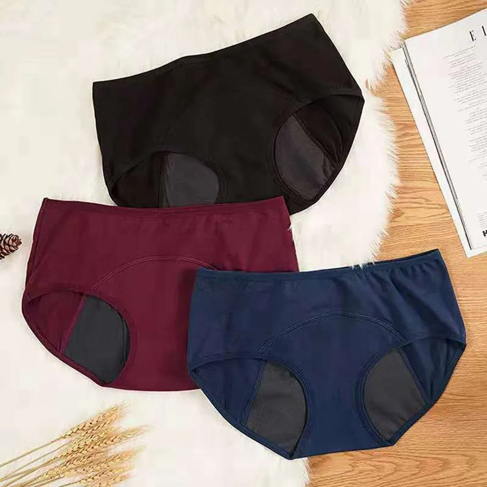 MoveX Women's Leak-Proof Cotton Period Underwear