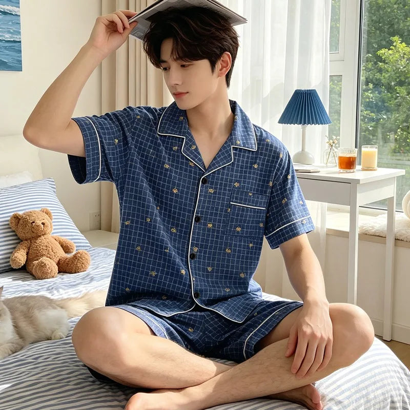 MoveX Men's Soft Lounge Pajama Set