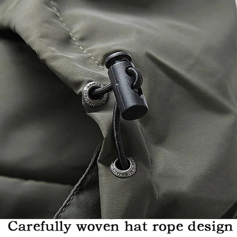 MoveX Hooded Military Field Jacket