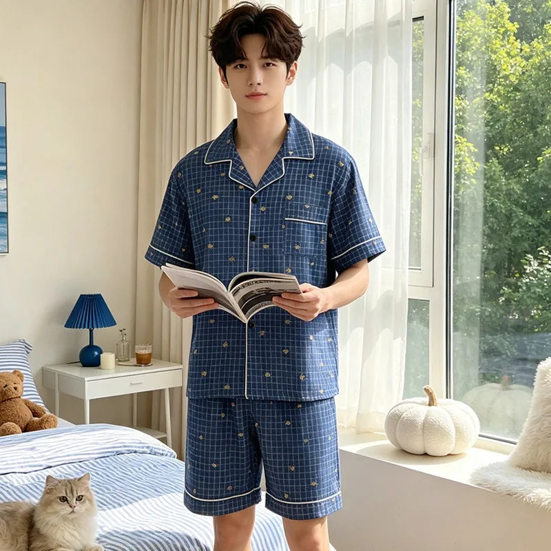 MoveX Men's Soft Lounge Pajama Set