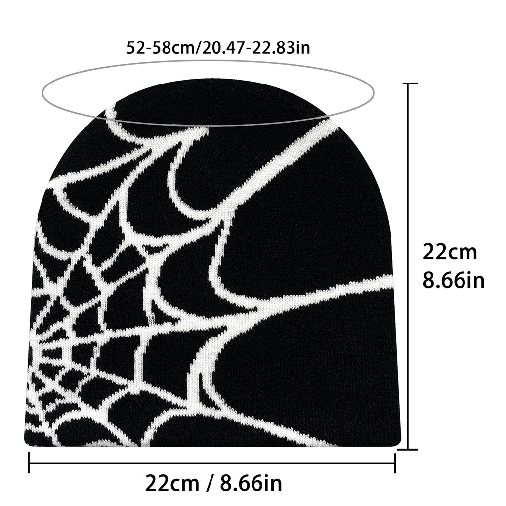 MoveX Spider Web Y2K Beanie