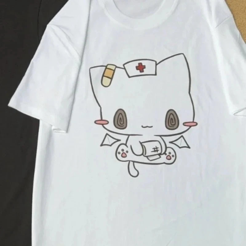 MoveX Women's Y2K Cartoon Graphic Tee