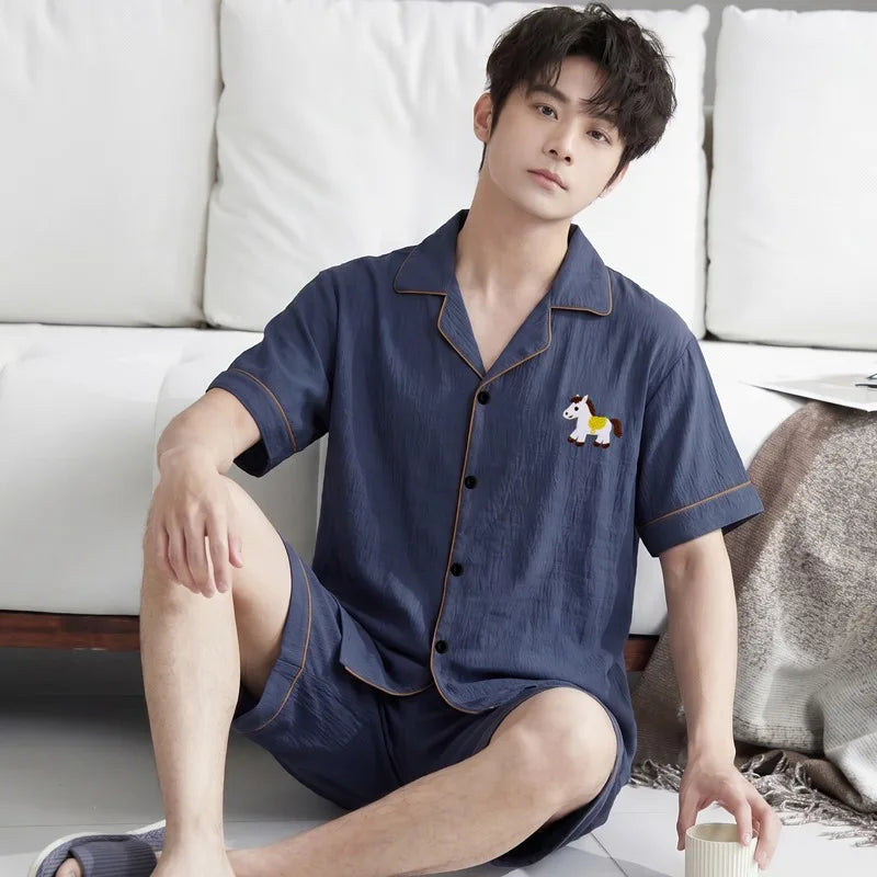 MoveX Men's Soft Lounge Pajama Set