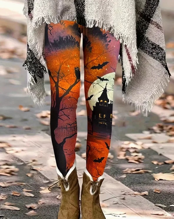 MoveX Women's Skeleton Print Leggings