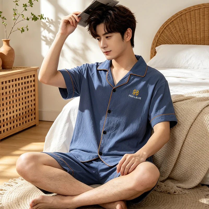 MoveX Men's Soft Lounge Pajama Set