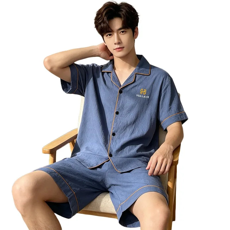 MoveX Men's Soft Lounge Pajama Set