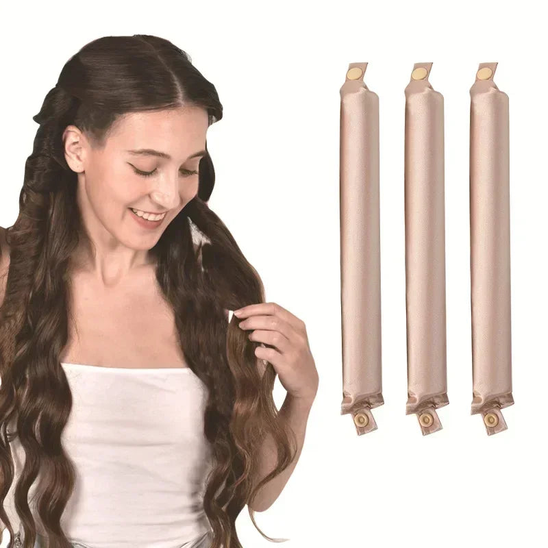 Satin Heatless Curling Rod Headband