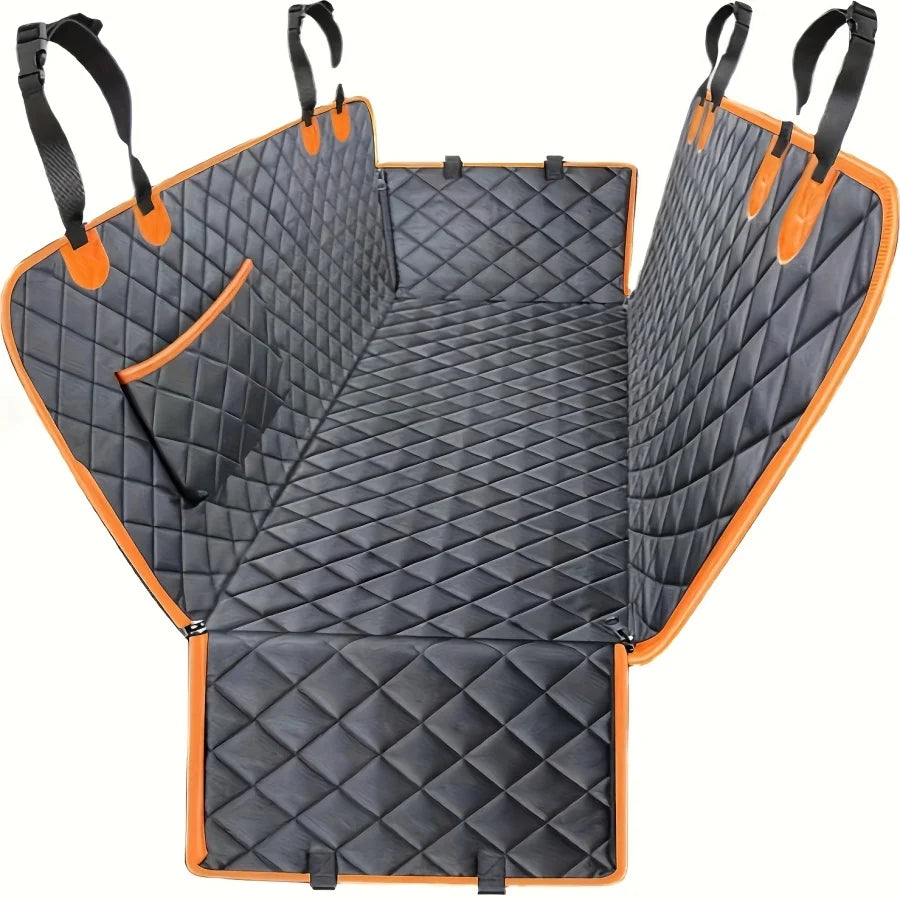 Waterproof Dog Car Seat Cover Hammock – Heavy-Duty, Scratch-Proof, Non-Slip