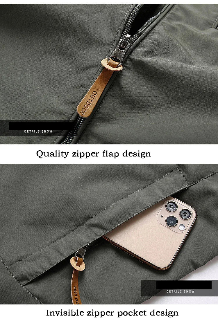MoveX Hooded Military Field Jacket