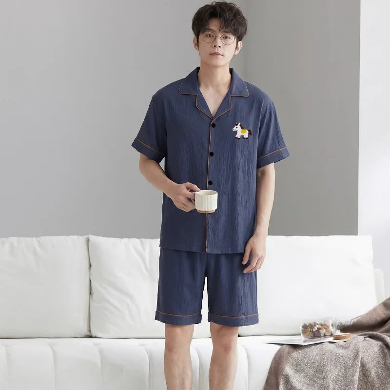 MoveX Men's Soft Lounge Pajama Set