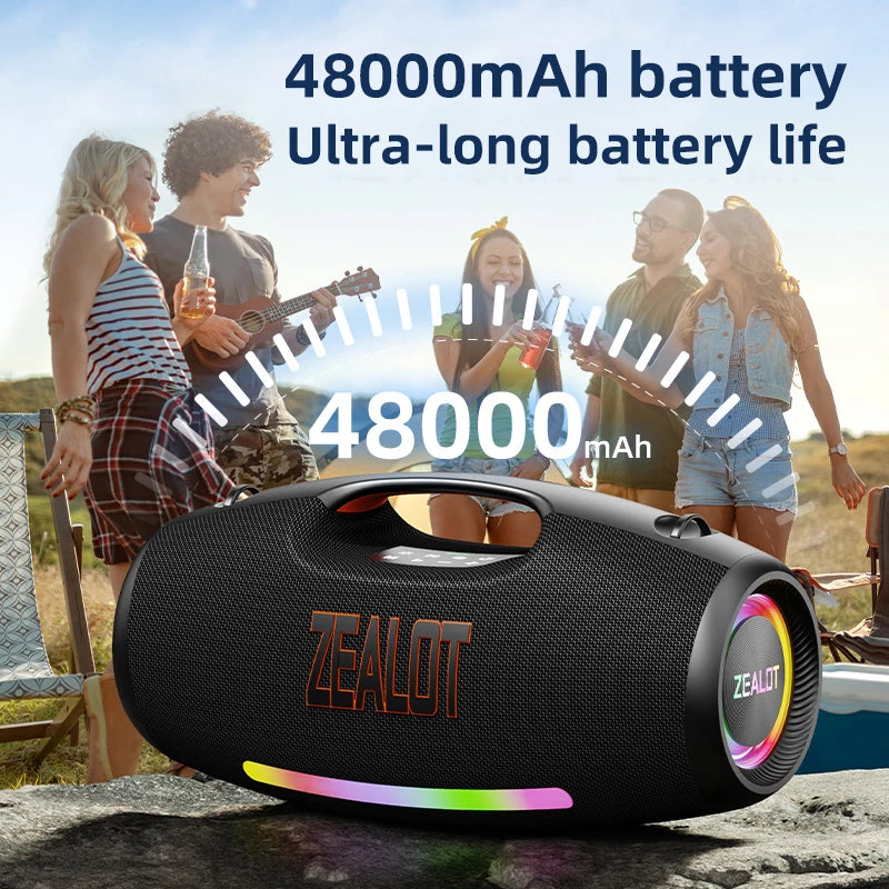 ZEALOT S89 250W Waterproof Portable Bluetooth Speaker with Deep Bass