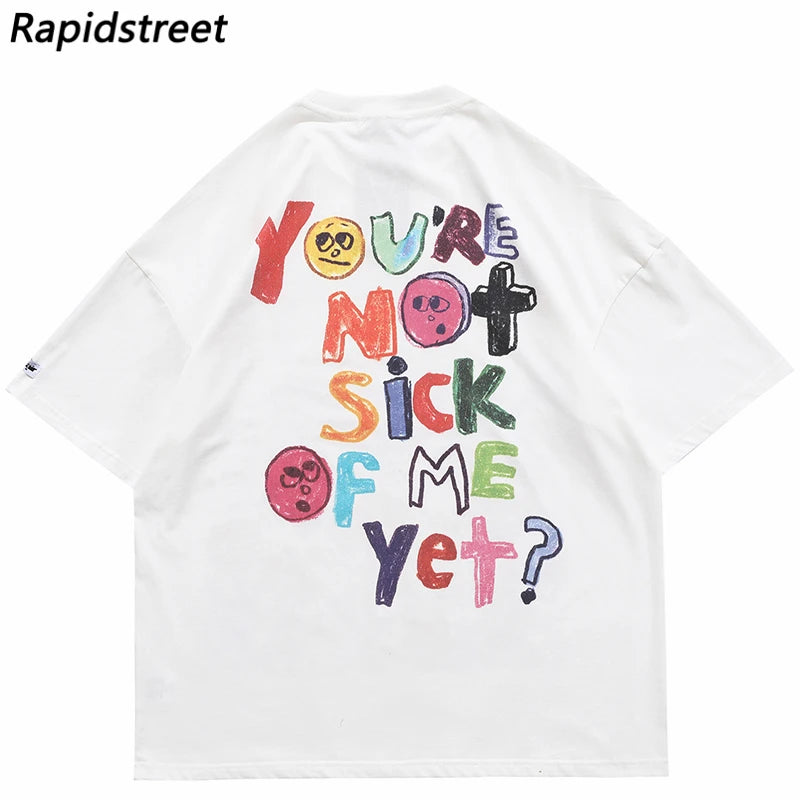 MoveX Harajuku Oversized Graphic Heavyweight Tee