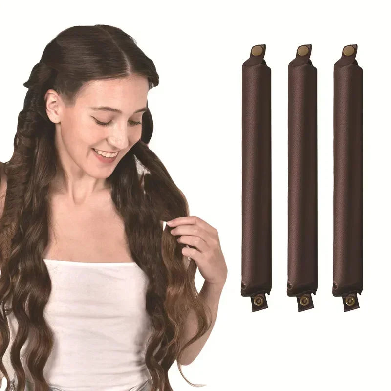 Satin Heatless Curling Rod Headband