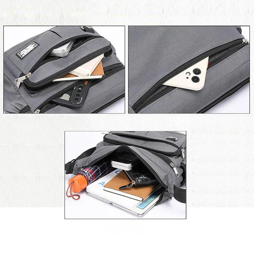 MoveX Men's Multi-Pocket Crossbody Bag