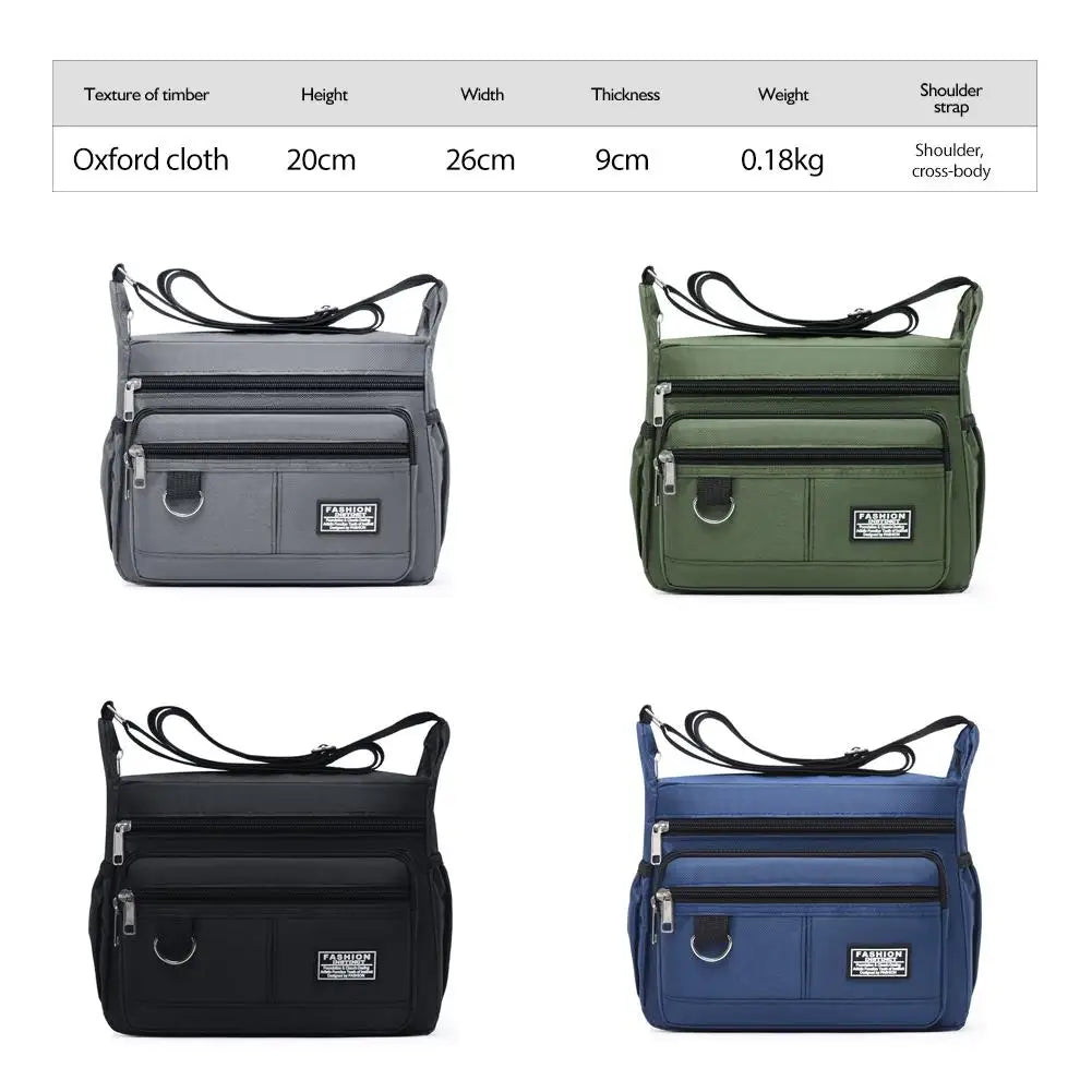 MoveX Men's Multi-Pocket Crossbody Bag
