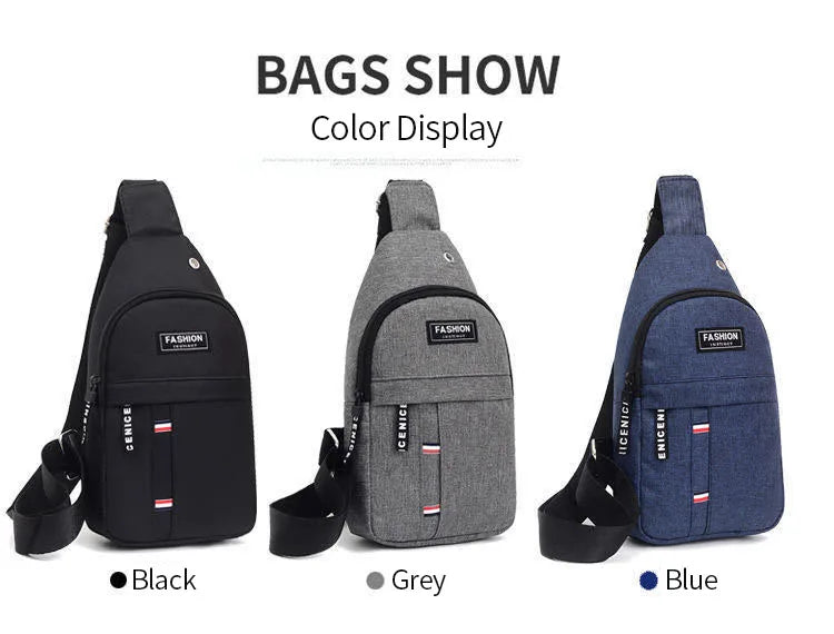 Waterproof Crossbody Sling Bag – Large Capacity