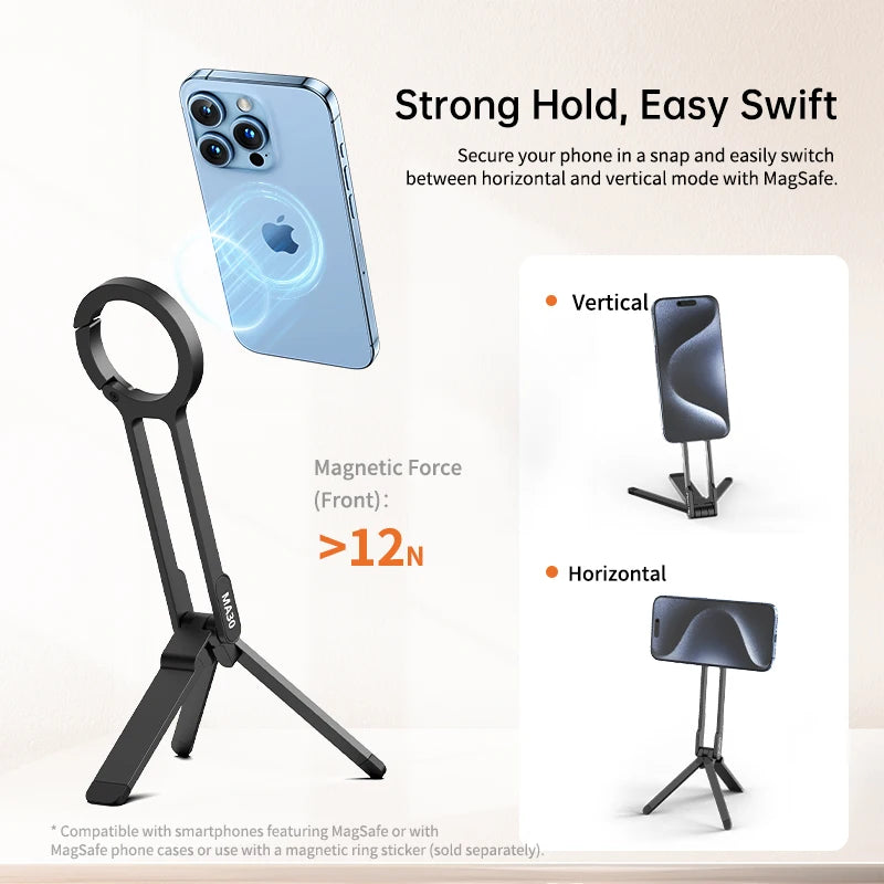 Ulanzi MA30 MagSafe Magnetic Phone Tripod & Stand