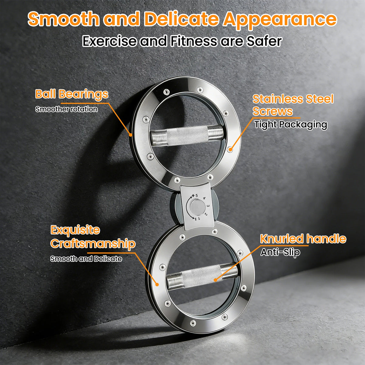 Adjustable Rotator Grip Strength & Forearm Trainer (8–15 lb)