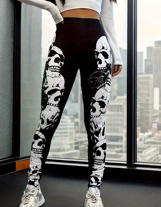 MoveX Women's Skeleton Print Leggings