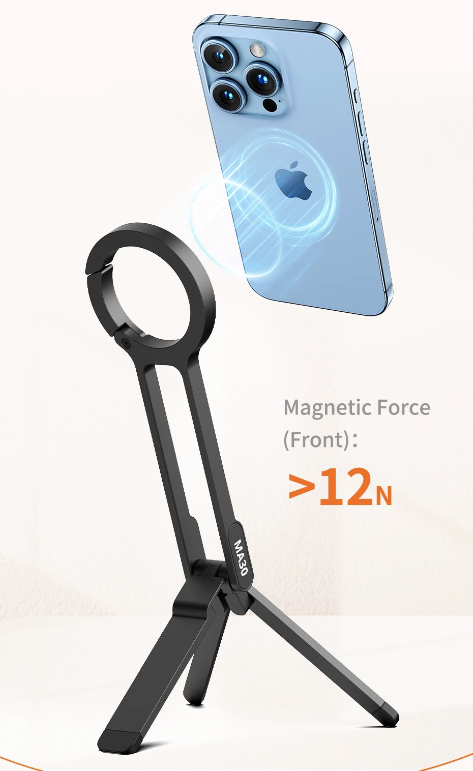 Ulanzi MA30 MagSafe Magnetic Phone Tripod & Stand