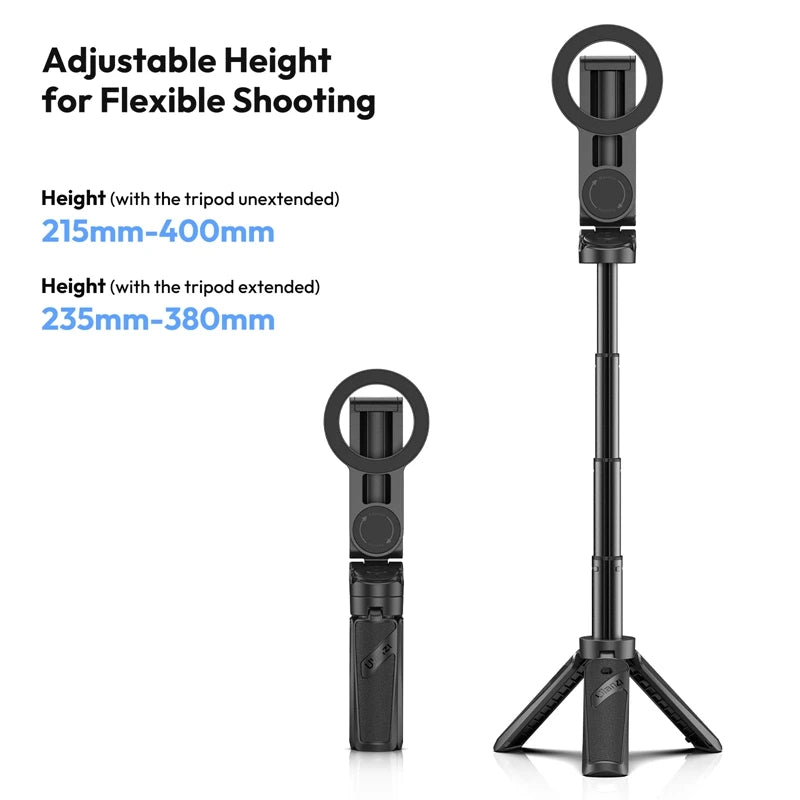 Ulanzi JJ03 Magnetic Phone Tripod & Selfie Stick with Remote