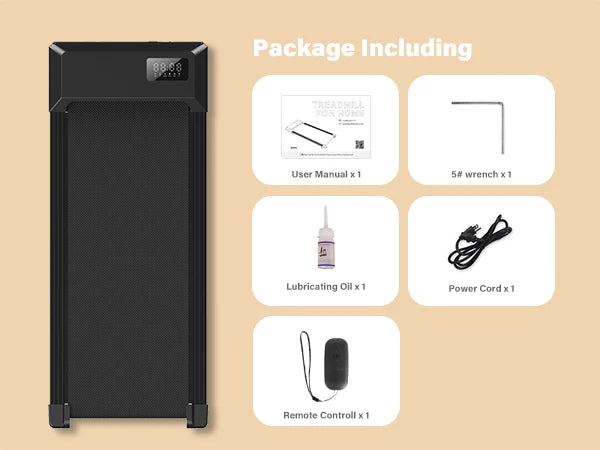 2-in-1 Walking Pad Treadmill – 2.5HP, 300 lb Capacity, LCD Display