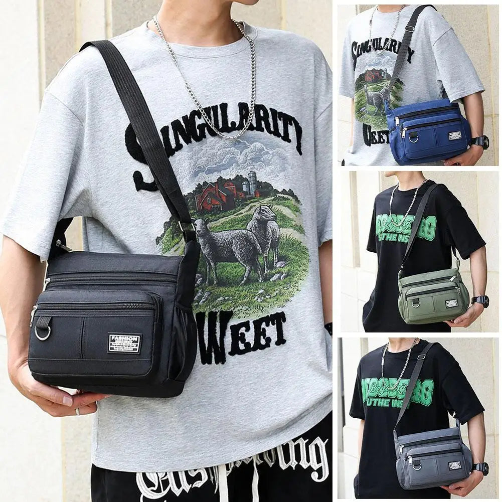 MoveX Men's Multi-Pocket Crossbody Bag
