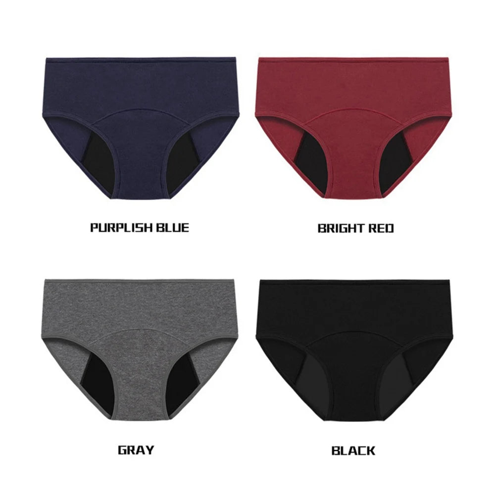 MoveX Women's Leak-Proof Cotton Period Underwear