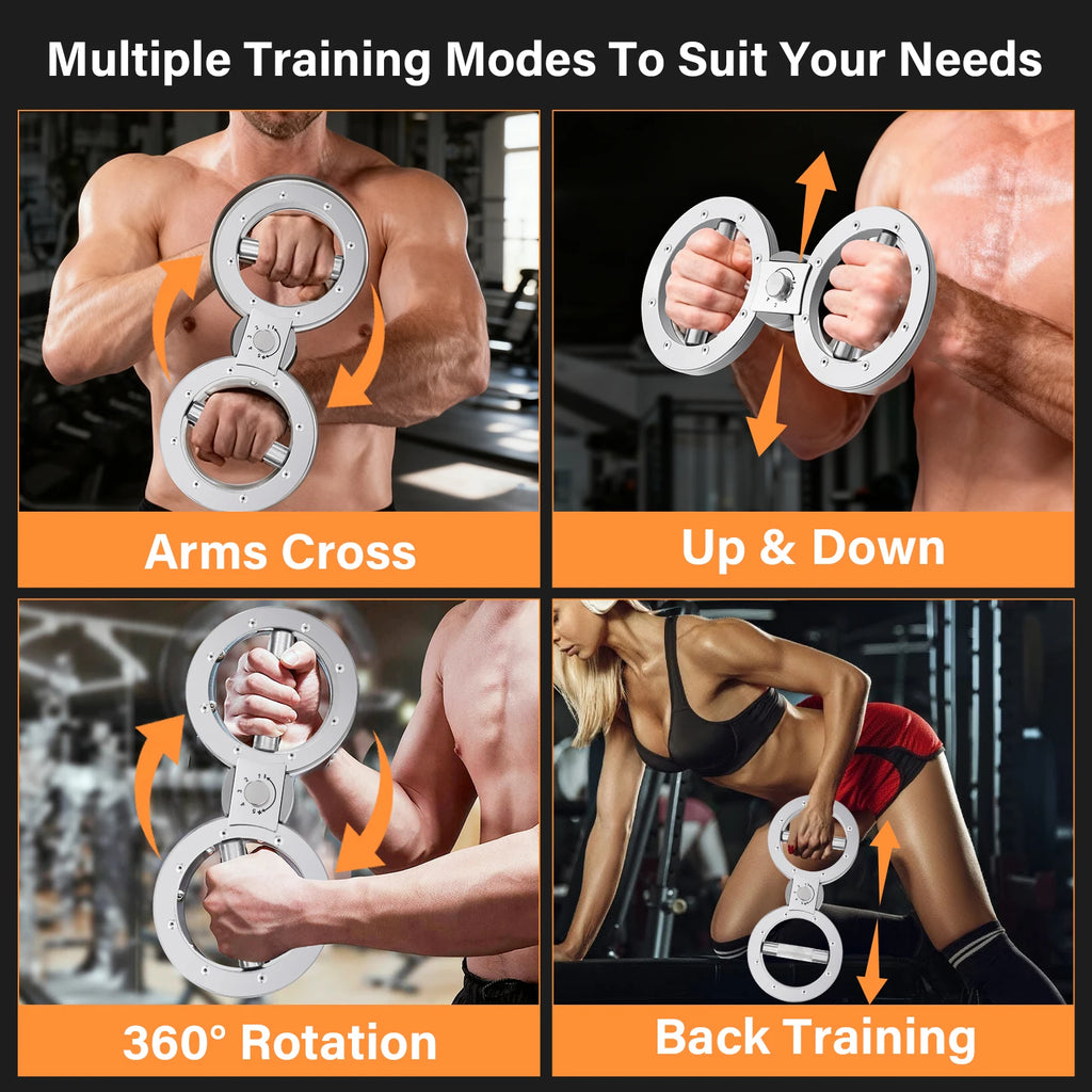 Adjustable Rotator Grip Strength & Forearm Trainer (8–15 lb)