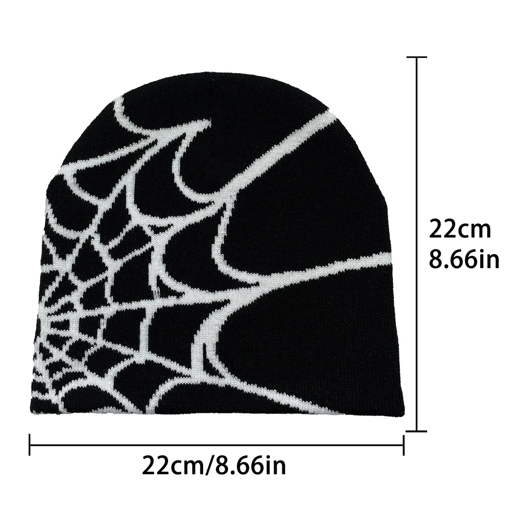 MoveX Spider Web Y2K Beanie
