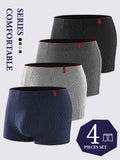 MoveX Men's Striped Boxers 4-Pack