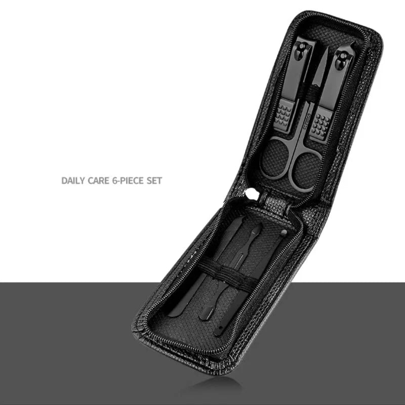 6-Piece Stainless Steel Nail Clipper & Manicure Set