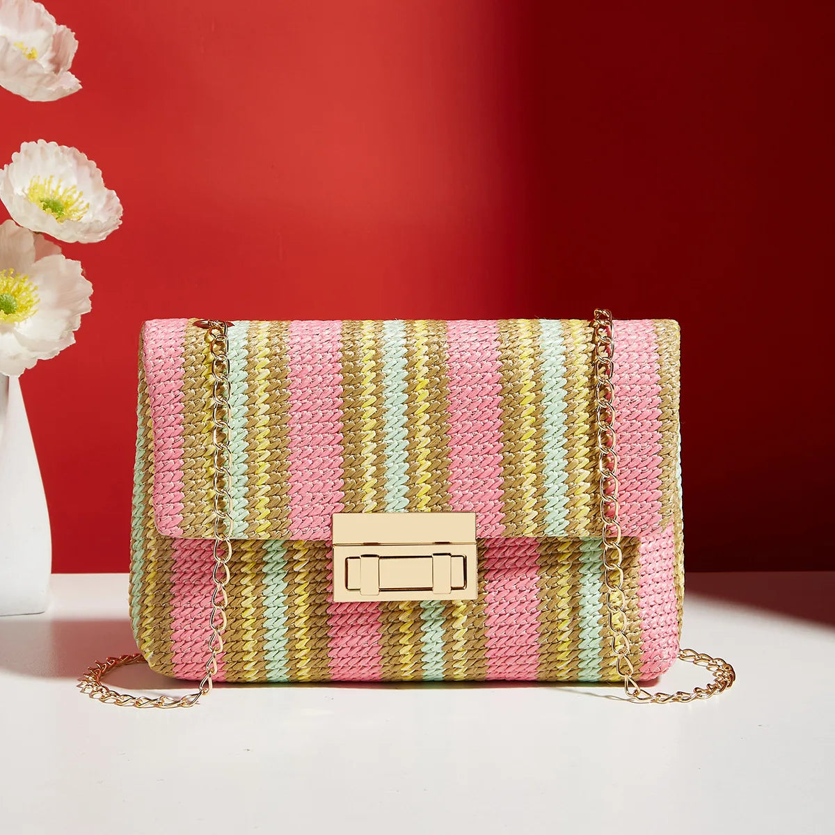 MoveX Women's Chain Strap Crossbody Bag