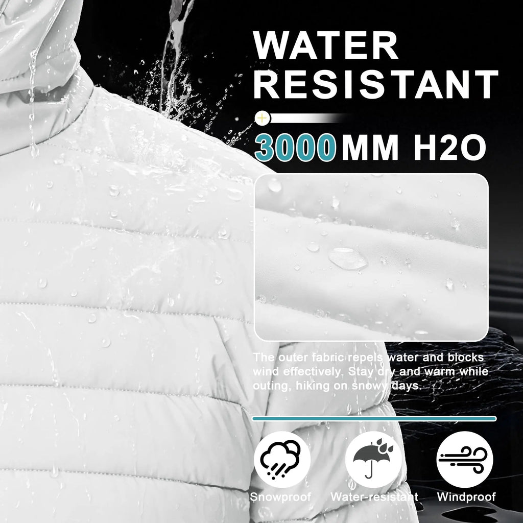 MoveX Sherpa-Lined Hooded Puffer Jacket