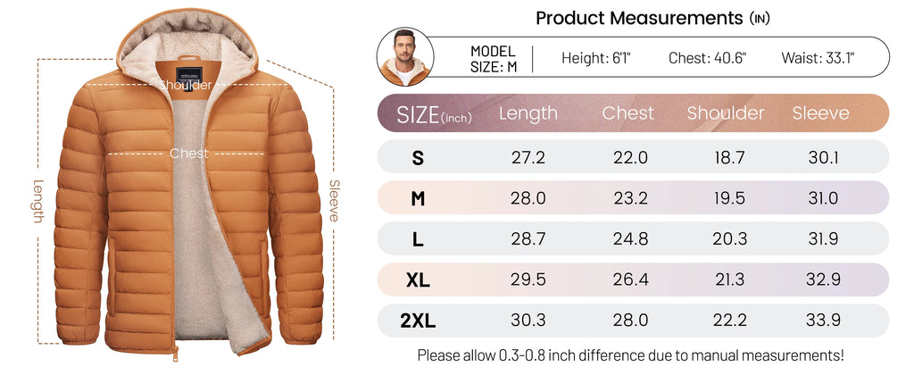 MoveX Sherpa-Lined Hooded Puffer Jacket