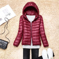 MoveX Women's Lightweight Packable Hooded Puffer Jacket
