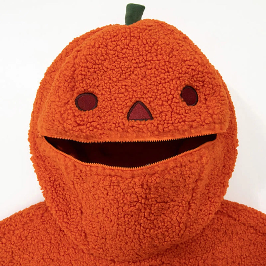 MoveX Women's Halloween Pumpkin Fleece Hoodie