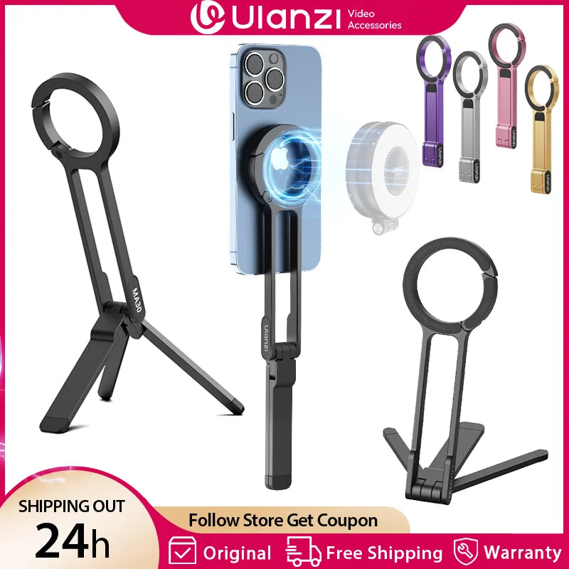 Ulanzi MA30 MagSafe Magnetic Phone Tripod & Stand
