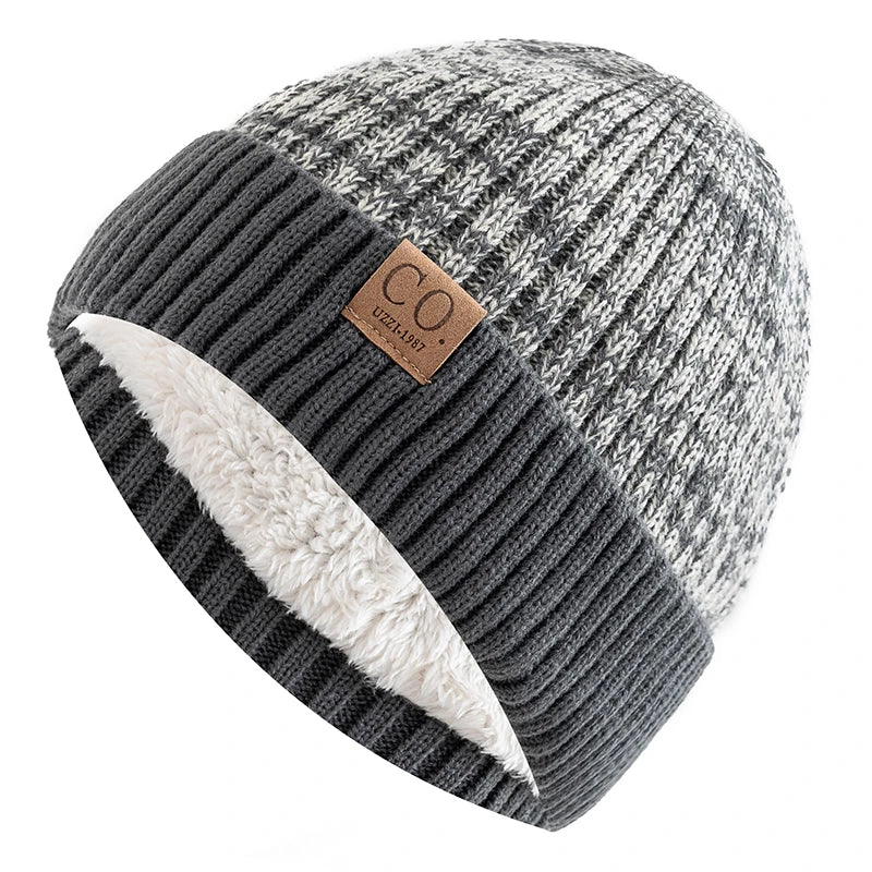 MoveX Two-Tone Fleece-Lined Beanie