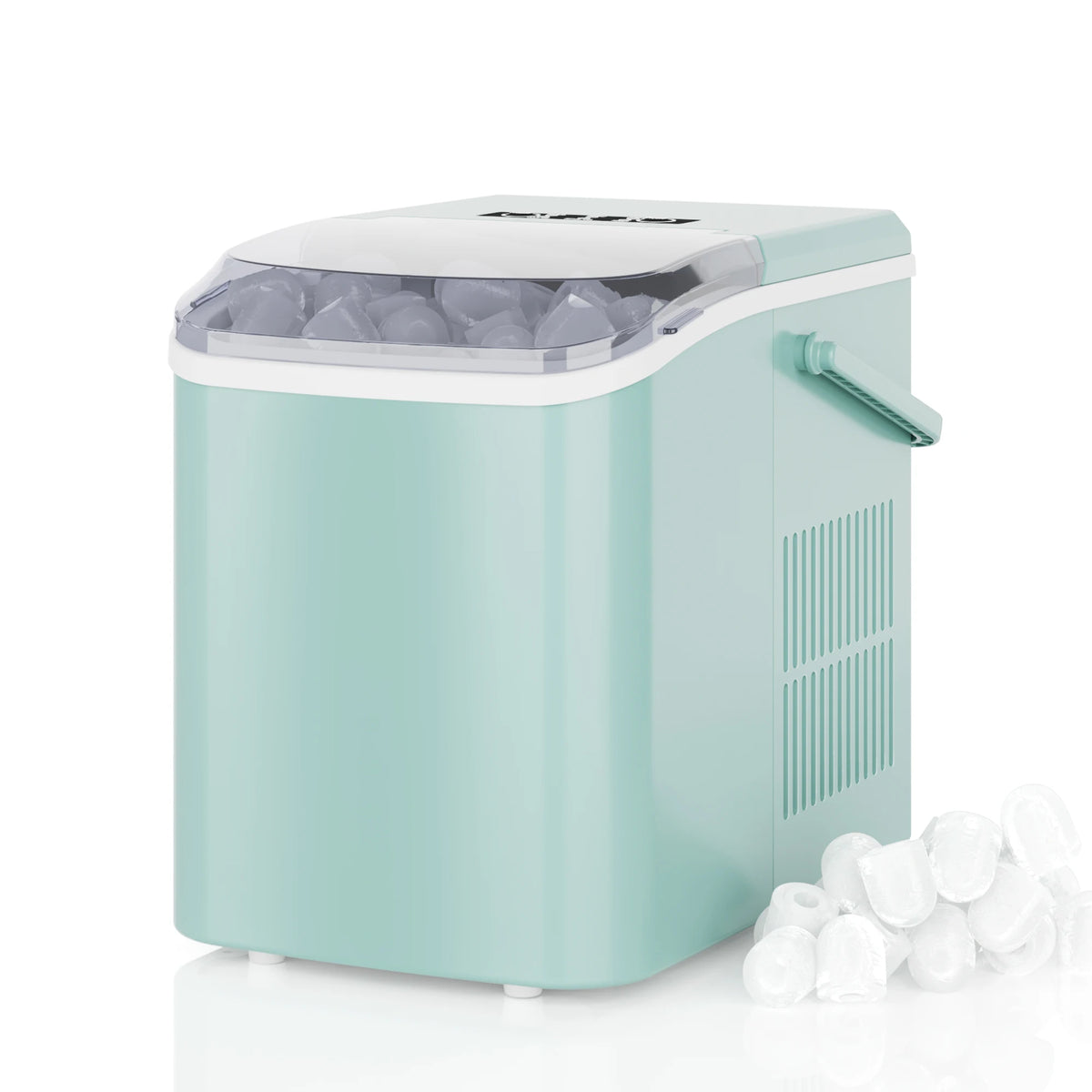 Portable Countertop Ice Maker – 9 Bullet Cubes in 6 Min, Self-Cleaning