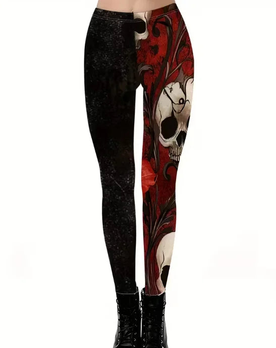 MoveX Women's Skeleton Print Leggings