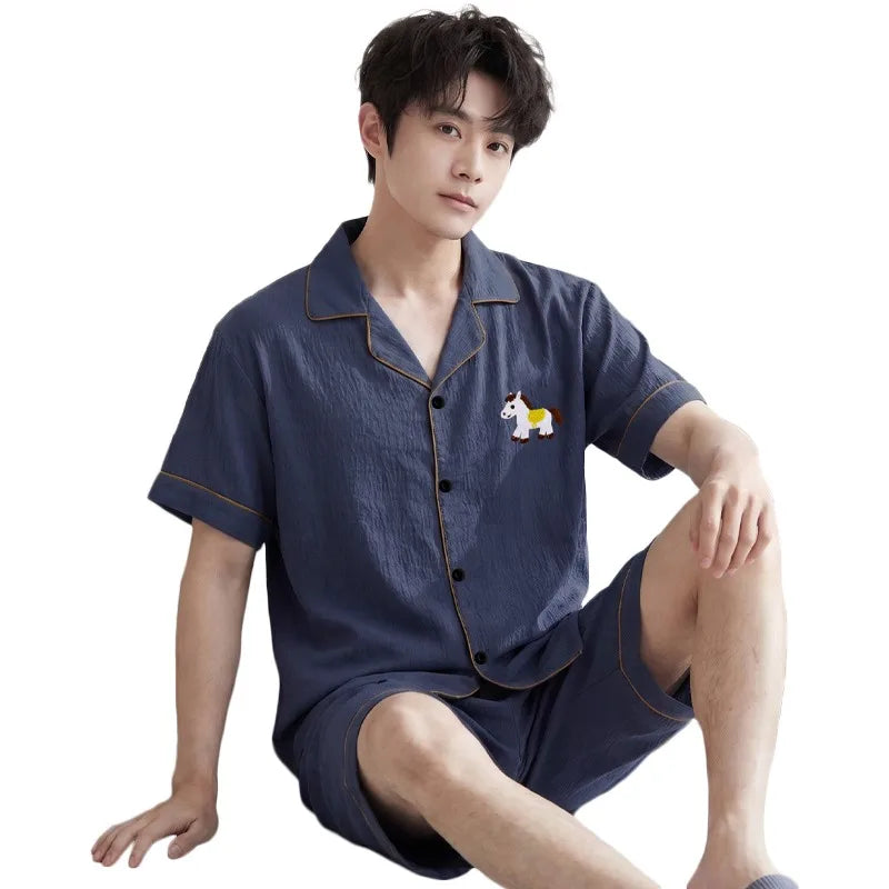 MoveX Men's Soft Lounge Pajama Set